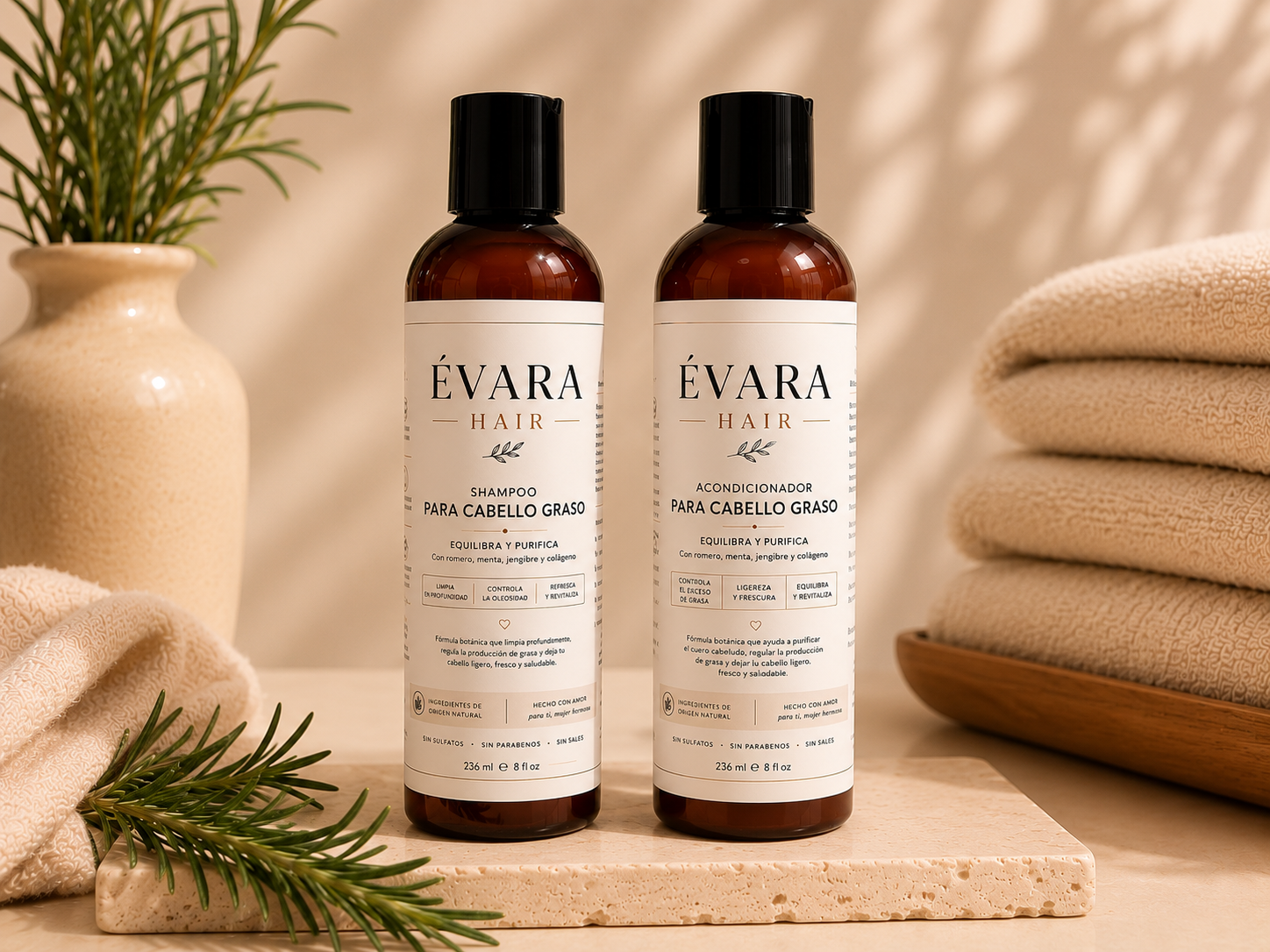 DÚO SHAMPOO Y ACONDICIONAR GRASO