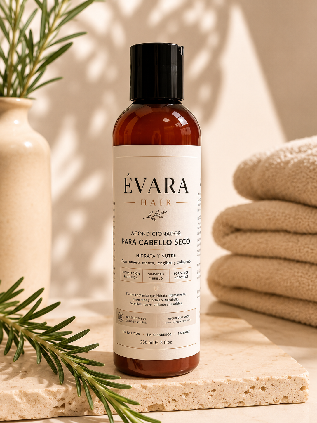 ÉVARA HAIR CONDITIONER CABELLO SECO